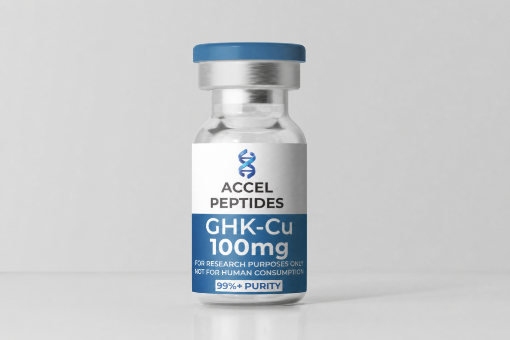 GHK-Cu Accel Peptides vial